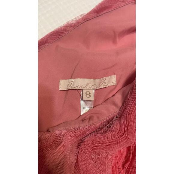 Hutch x Anthropologie - One-Shoulder Pleated Colorblock Maxi Dress, size 8 - Picture 11 of 13